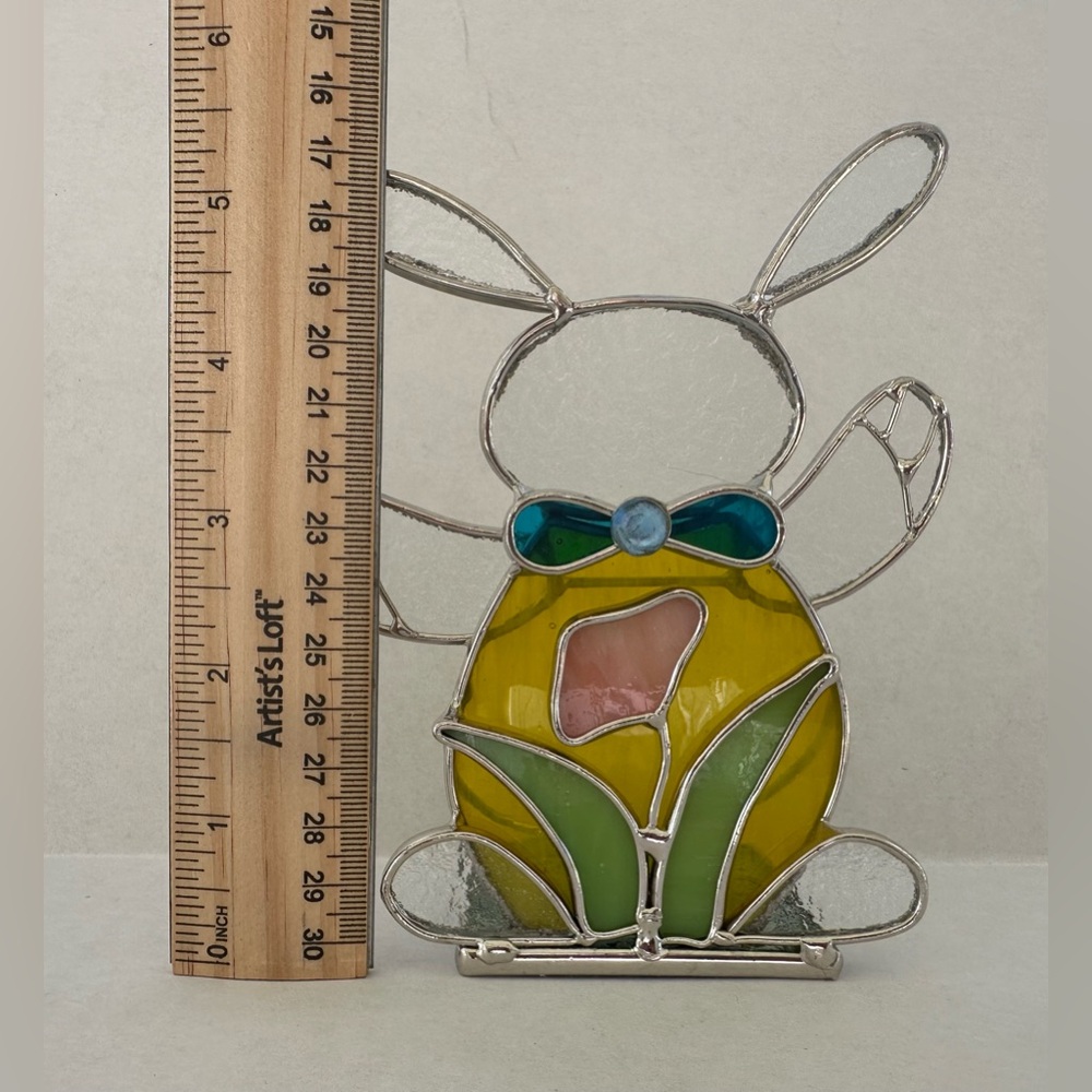 Stained Glass Bunny Tea Light Candle🐰 - Picture 11 of 11